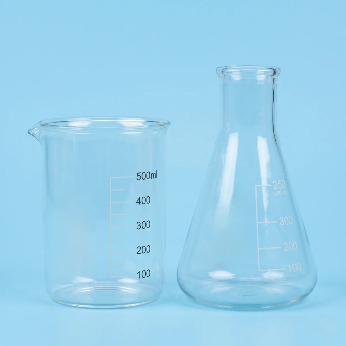 ISI Standard Beakers and Conical Flasks