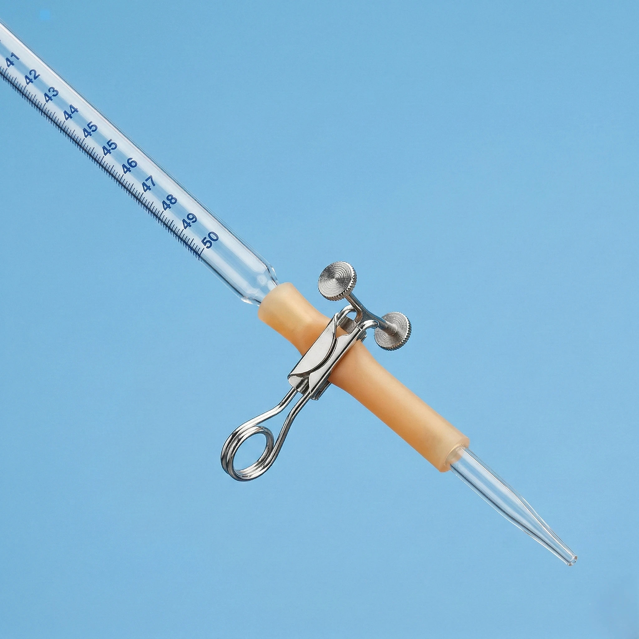 Burette With Pinch Cork