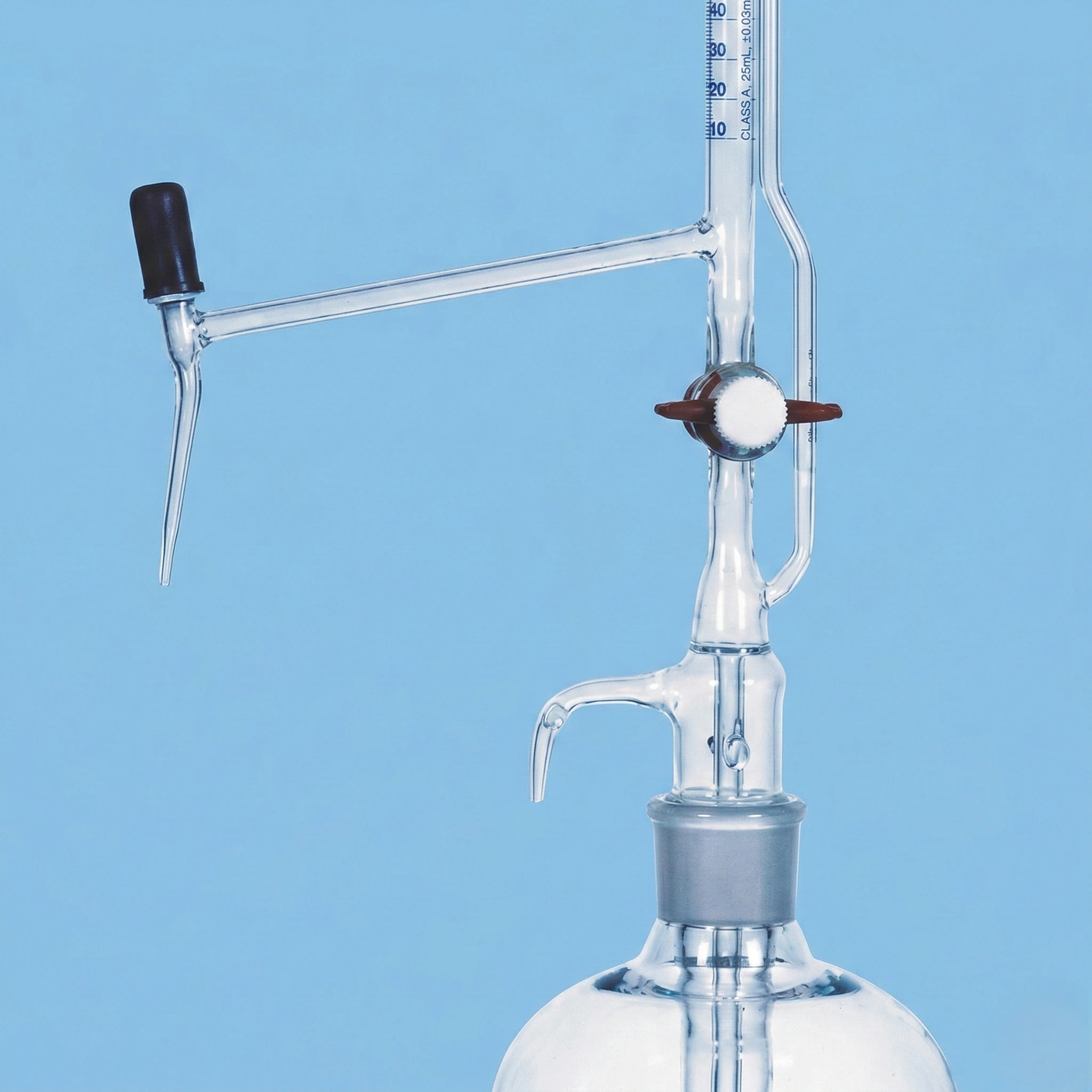 Burettes Automatic Rotaflow Key With Ptfe Needle Valve Class A