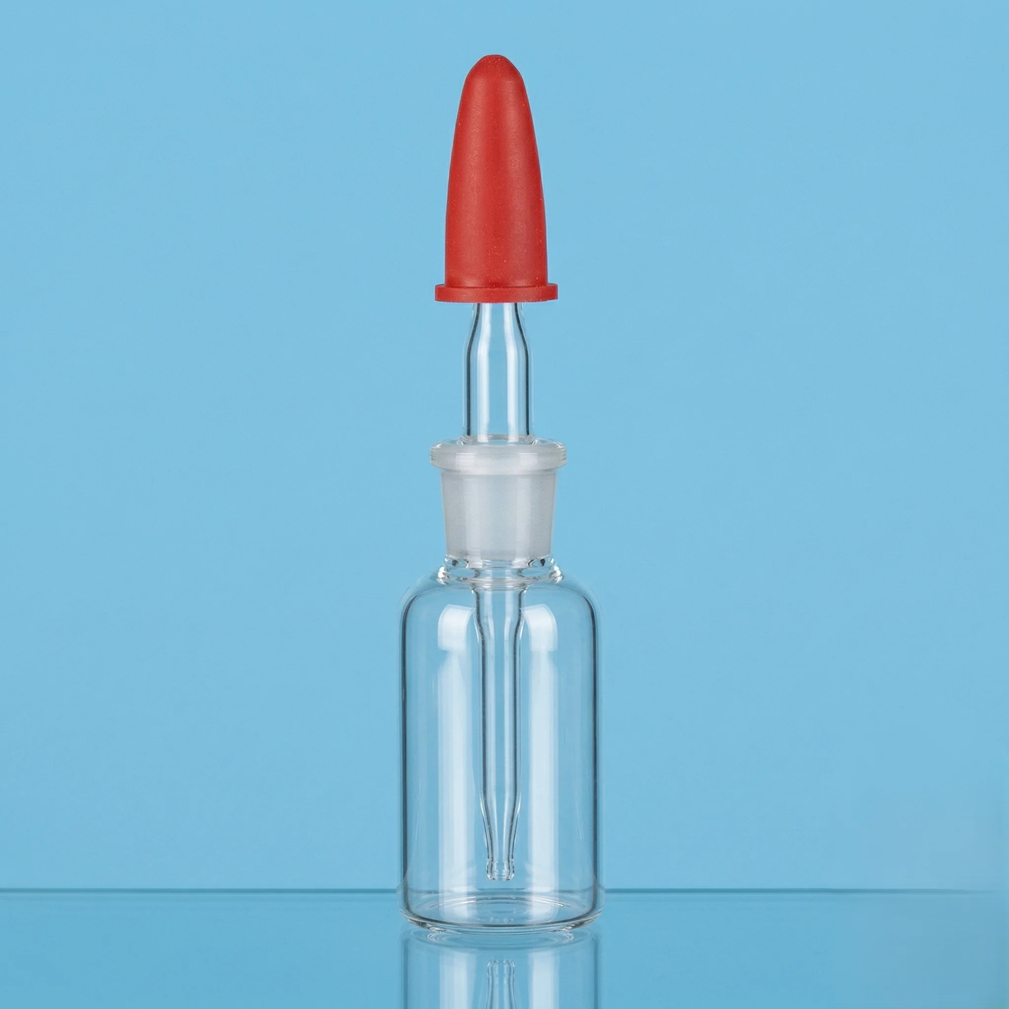 Dropping Bottles With Interchangeable Glass  Stopper - Clear