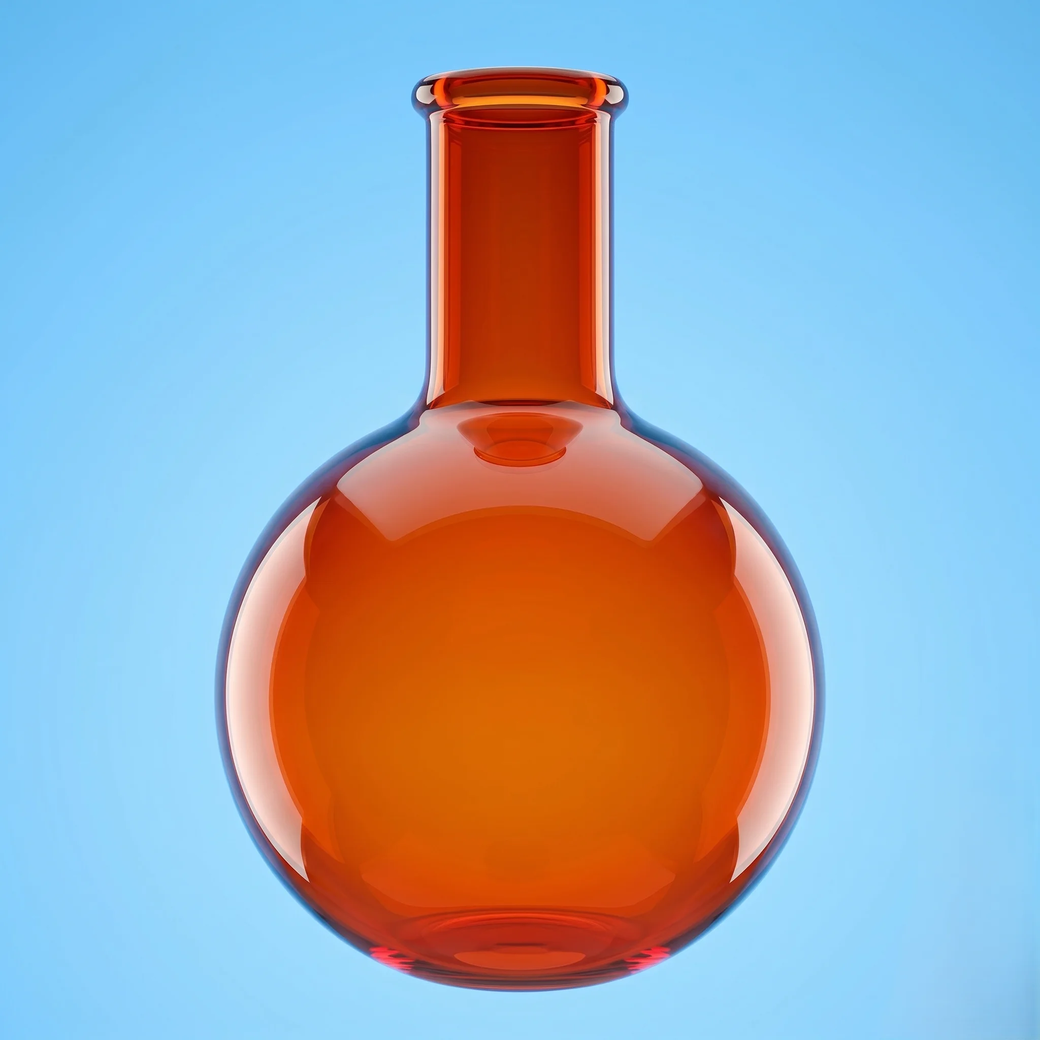 Size chart – Flask Boiling Round Bottom With Narrow Neck Amber