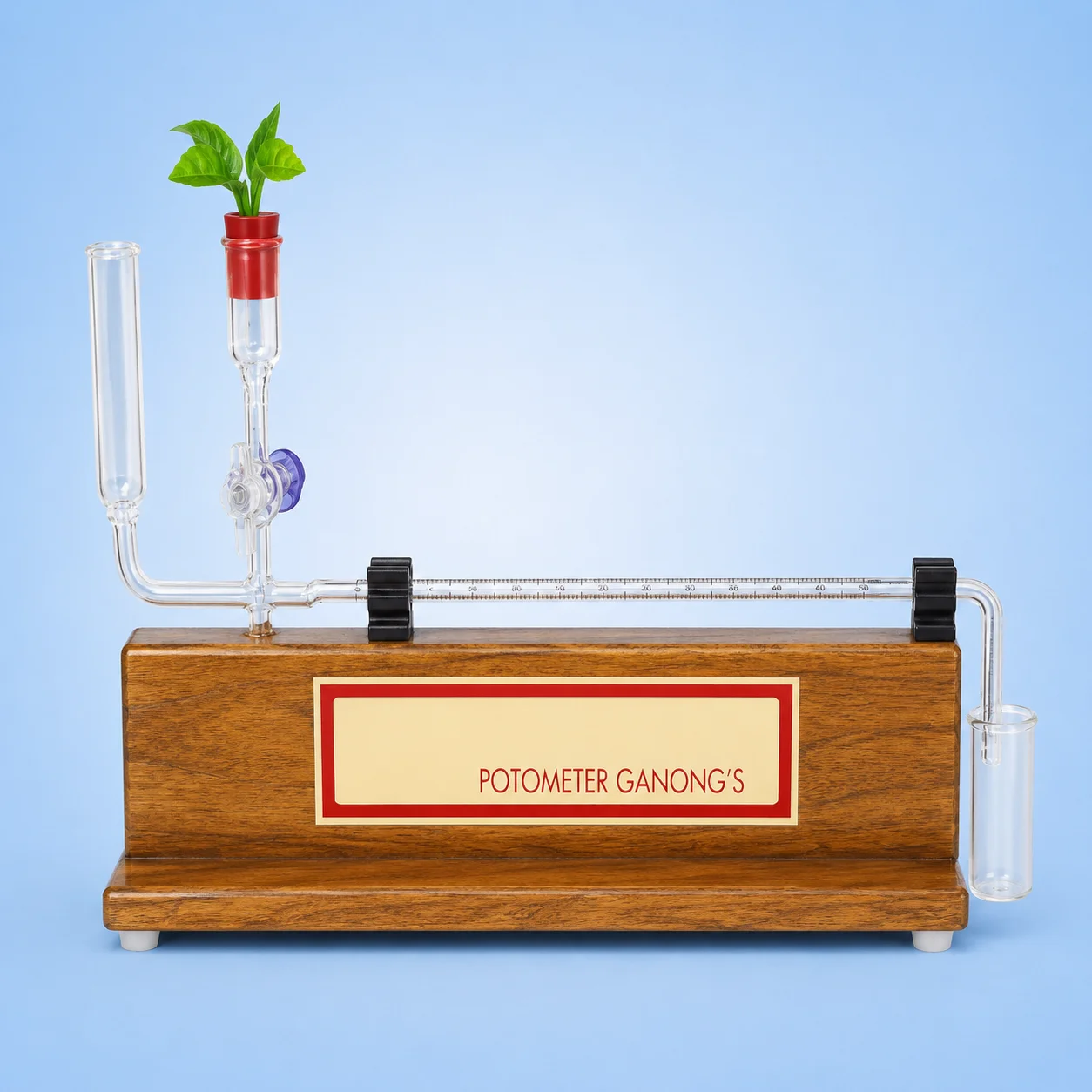Potometer, Ganong On A Wooden Base