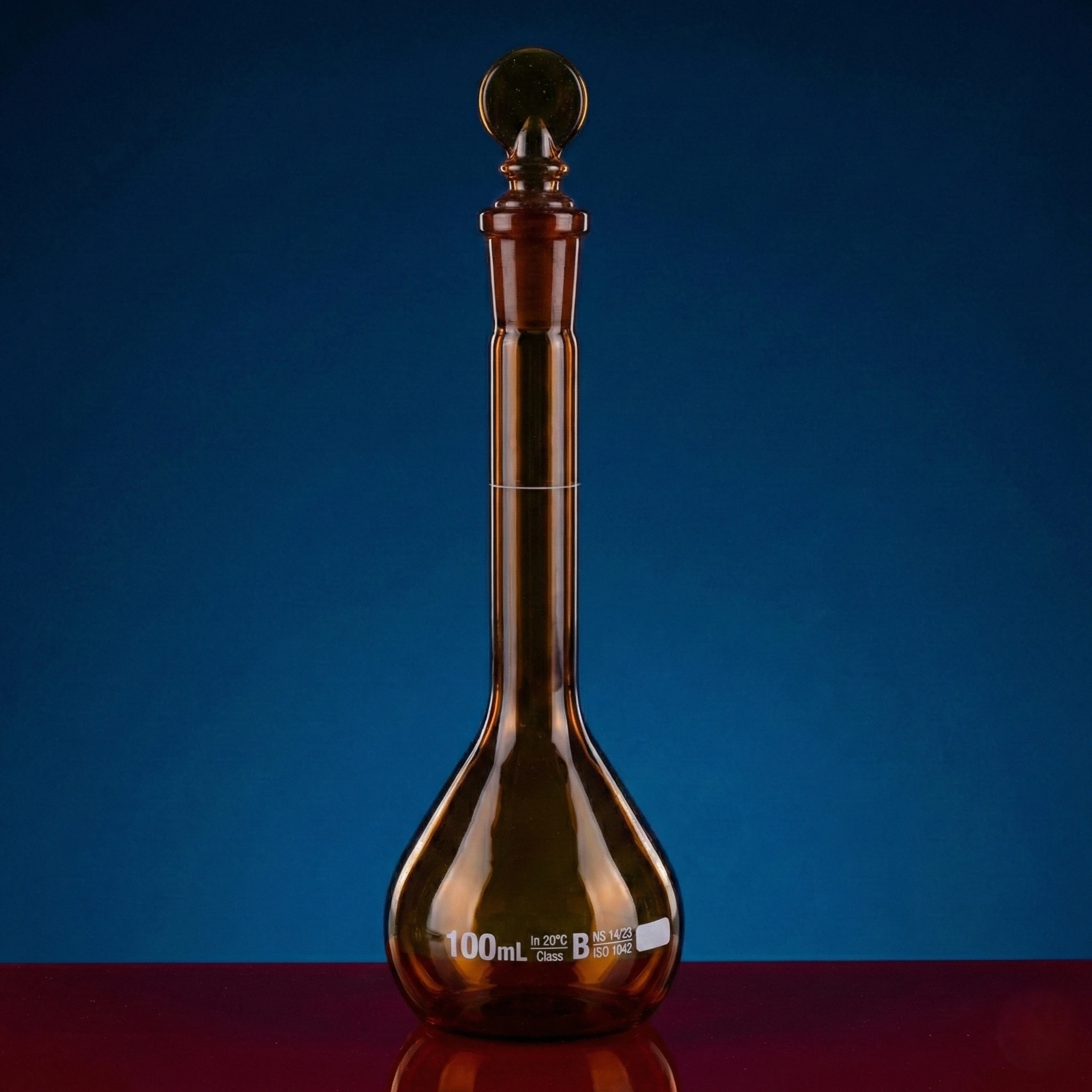 Volumetric Flask Amber Glass Class B